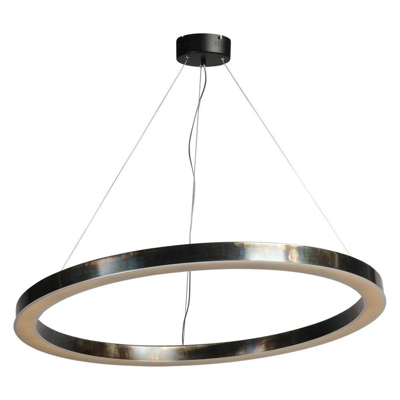 LED Ring-Hängelampe Esmee Ø 100cm Gunmetal