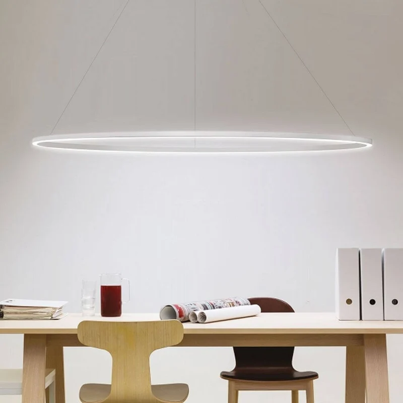 Nemo Ellisse Mega Down LED Hängelampe 186x95cm direkt