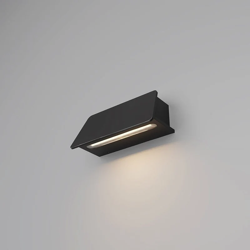 Wandleuchte – Graphit Finish, Aluminium Gehäuse, 6 W Leistung, Länge 20 cm - Trupp | Maytoni
