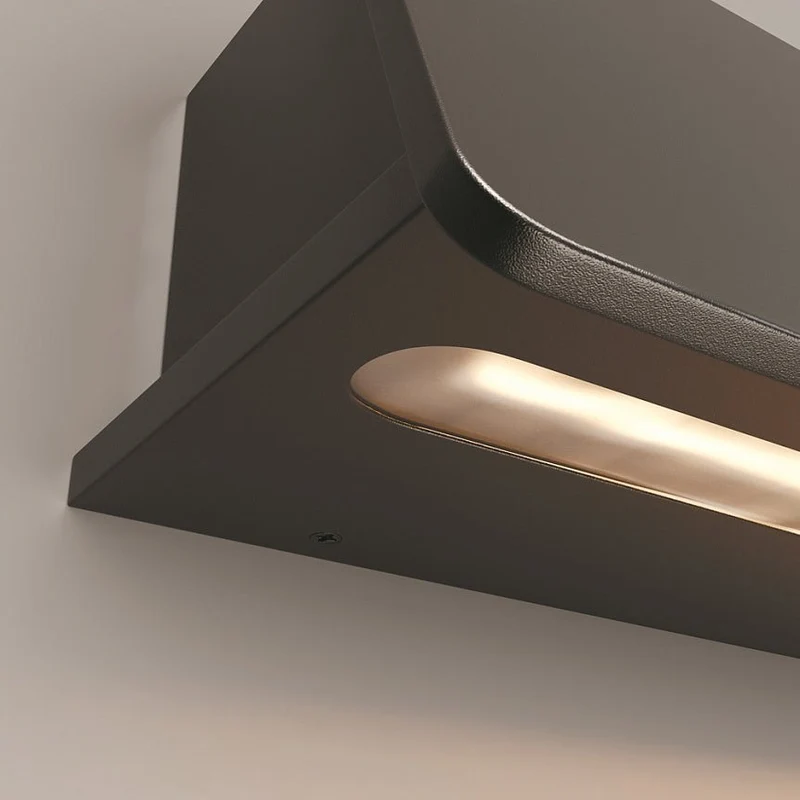 Wandleuchte – Graphit Finish, Aluminium Gehäuse, 10 W Leistung, Länge 40 cm - Trupp | Maytoni