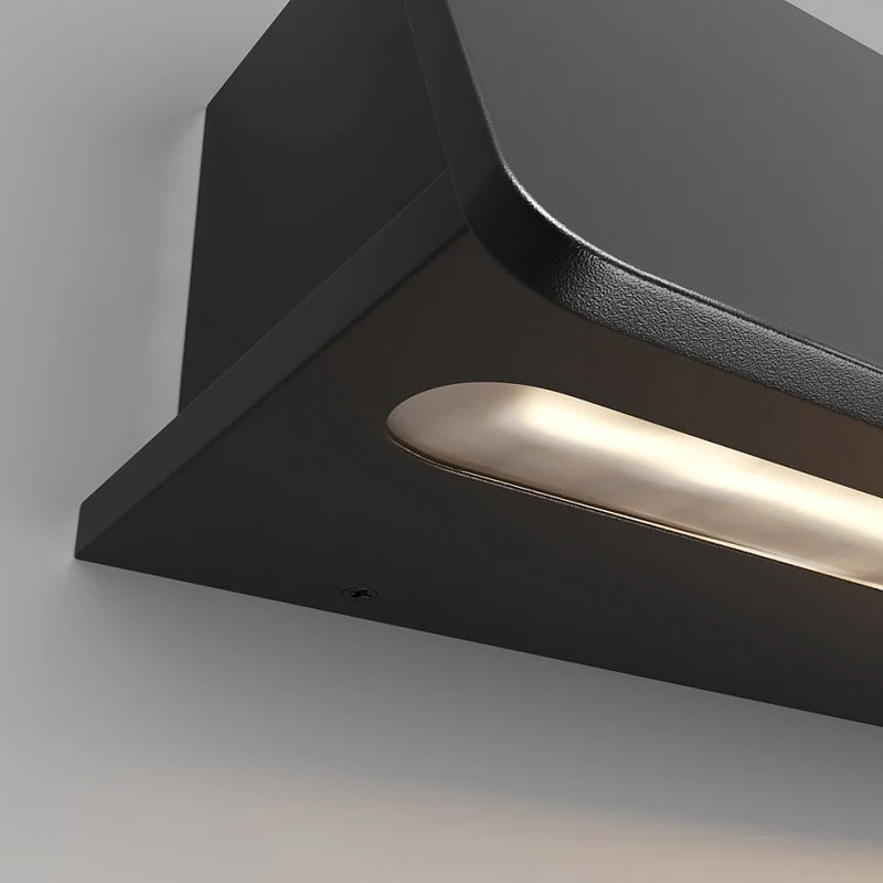 Wandleuchte – Graphit Finish, Aluminium Gehäuse, 10 W Leistung, Länge 40 cm - Trupp | Maytoni