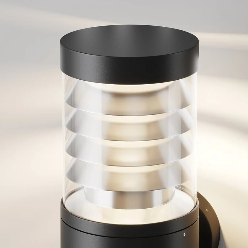 Wandleuchte aus grafitfarbenem Metallzylinder mit LED – Spir | Maytoni