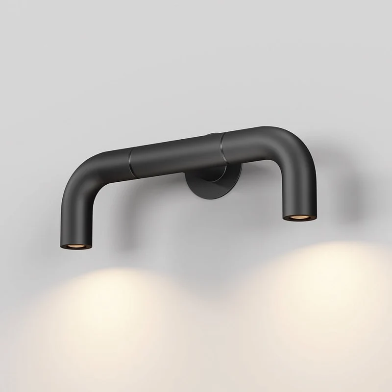 Wandleuchte – Graphit Edelstahl, 4W Leistung, 10,9 cm Höhe, IP65 Schutz - Sleek | Maytoni