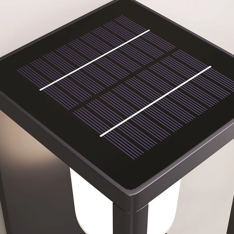 Wandleuchte aus grafitfarbenem Aluminium, solarbetriebenes LED mit Bewegungsmelder – Shatter | Maytoni
