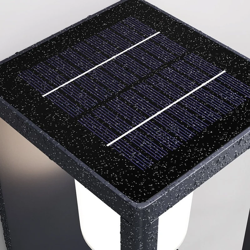 Wandleuchte aus grafitfarbenem Aluminium, solarbetriebenes LED mit Bewegungsmelder – Shatter | Maytoni
