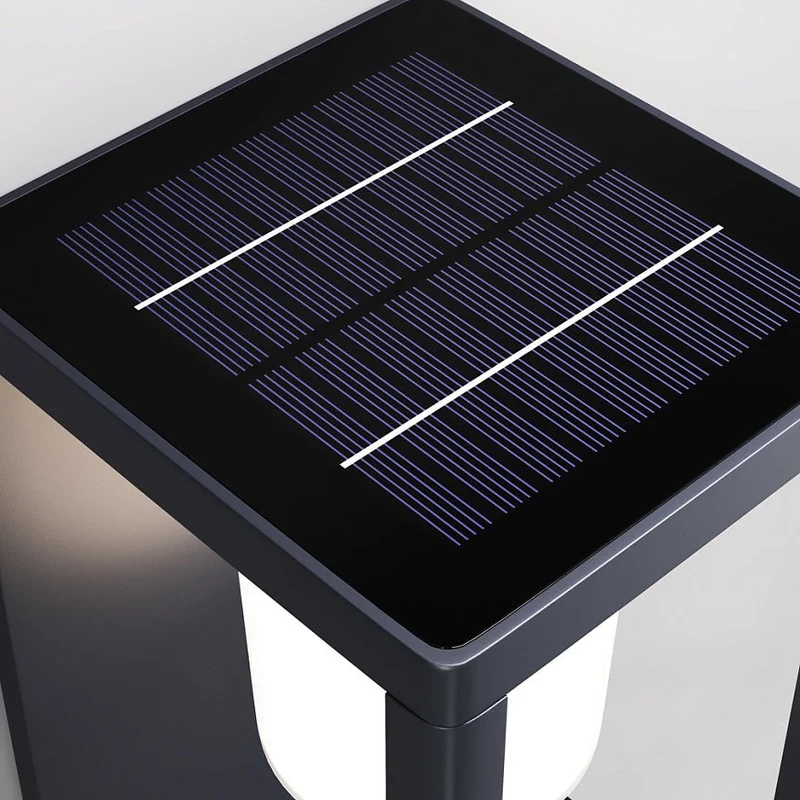 Wandleuchte aus grafitfarbenem Aluminium, solarbetriebenes LED mit Bewegungsmelder – Shatter | Maytoni