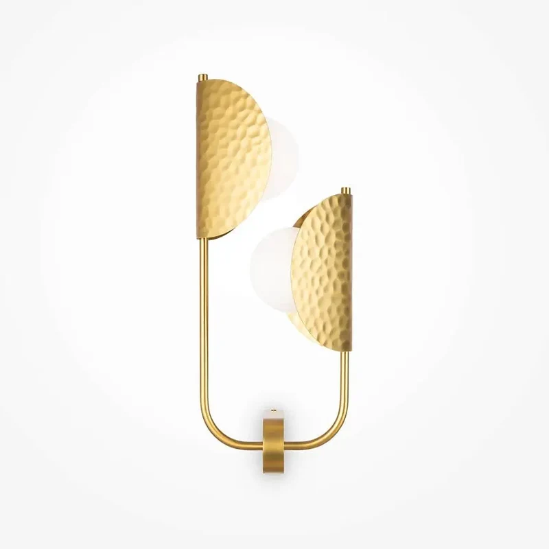 Wandleuchte – Messing Finish, Metall Gehäuse, Linkes Design, 2× G9 Fassung - Tropic | Maytoni