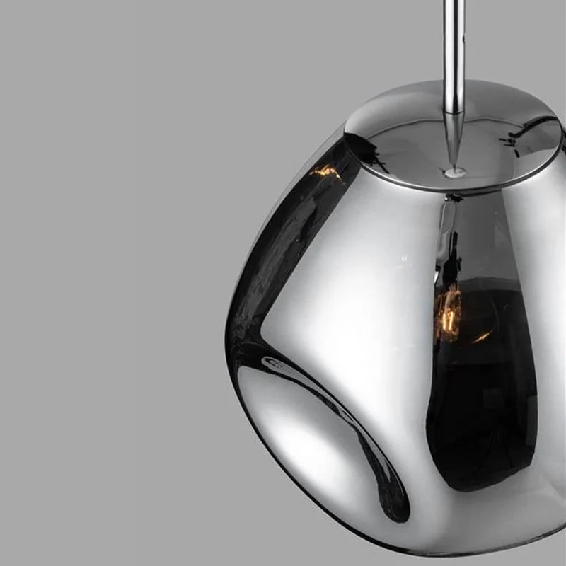 Lava Hängeleuchte mundgeblasenes Glas
