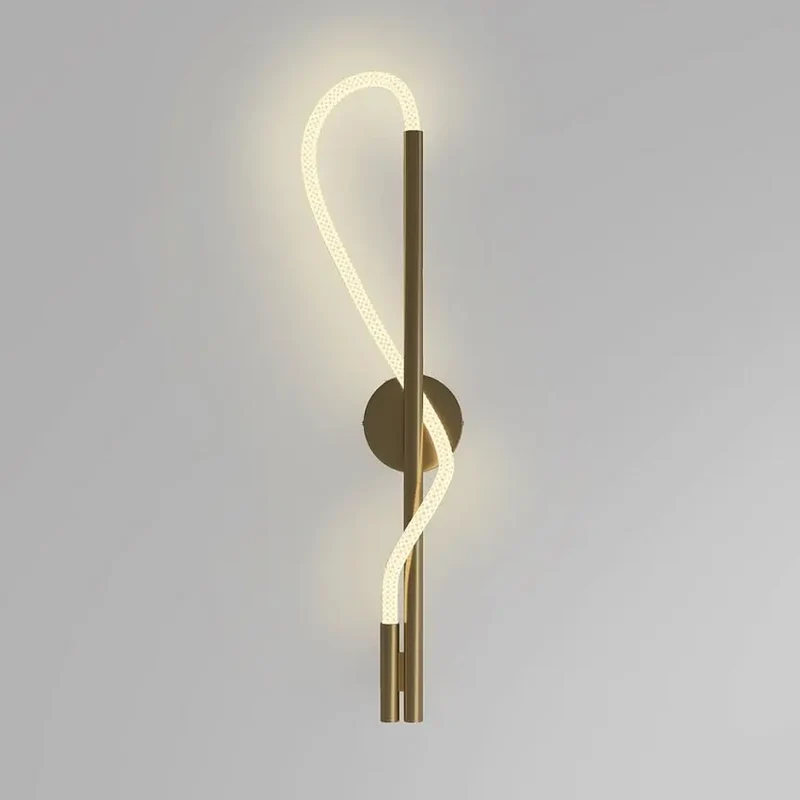 Wandleuchte – Gold Finish, 13W Leistung, Warmweiß, 360° Licht - Tau | Maytoni