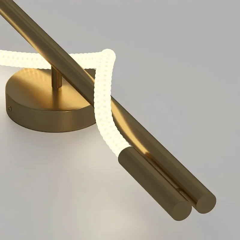 Wandleuchte – Gold Finish, 13W Leistung, Warmweiß, 360° Licht - Tau | Maytoni