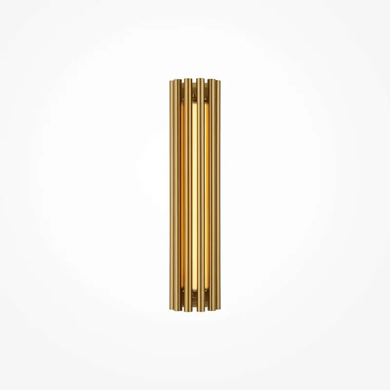 Wandleuchte – Messing Finish, Metallgehäuse, Wandmontage, 12W Leistung - Sonata | Maytoni