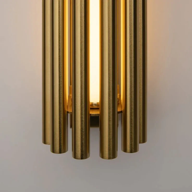 Wandleuchte – Messing Finish, Metallgehäuse, Wandmontage, 12W Leistung - Sonata | Maytoni