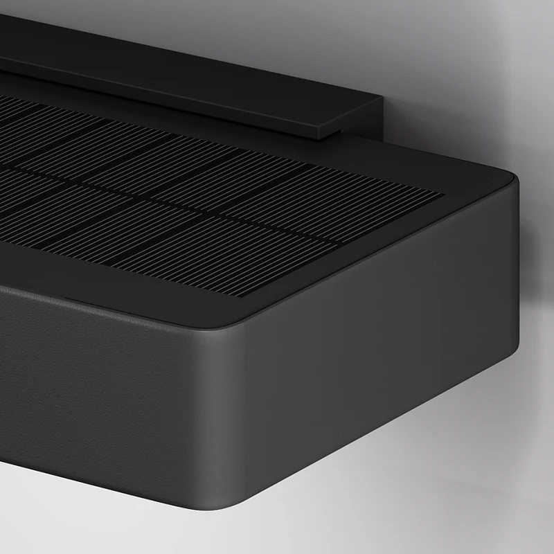 Wandleuchte – Graphitfarbenes Aluminium, 2 W Leistung, Warmweiß, 3,2 cm Höhe - Pir | Maytoni