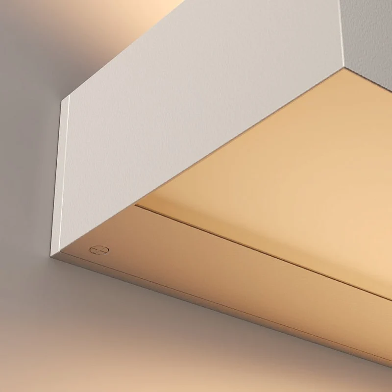 Wandleuchte – Weißes Aluminium, 20 W Leistung, Warmweiß, 30 cm Länge - Lot | Maytoni