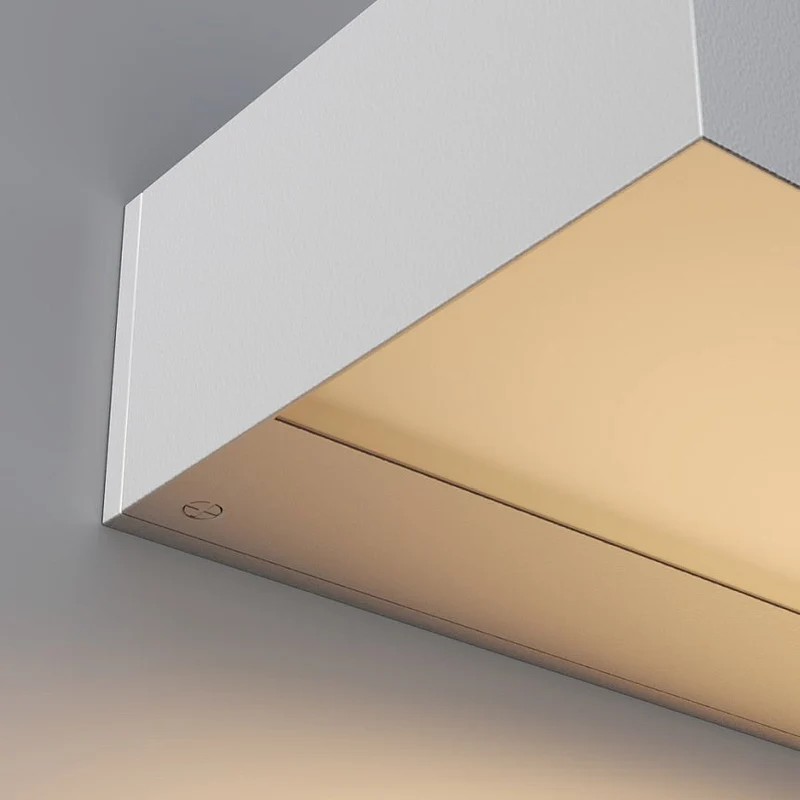 Wandleuchte – Weißes Aluminium, 10 W Leistung, Warmweiß, 30 cm Länge - Lot | Maytoni