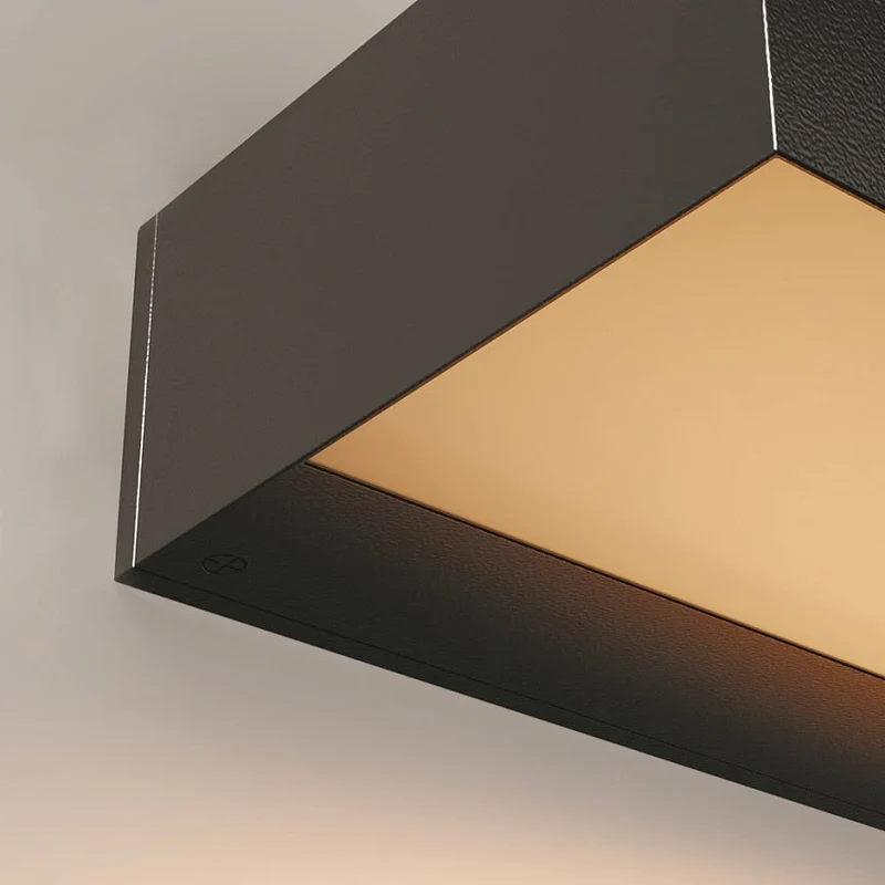 Wandleuchte – Graphitfarbenes Aluminium, 10 W Leistung, Warmweiß, 30 cm Länge - Lot | Maytoni
