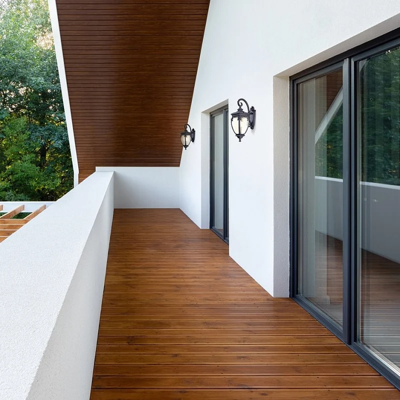 Wandleuchte – Antikbronze Aluminium, 1 × E27, IP44 Schutz, Höhe 48 cm - Fleur | Maytoni