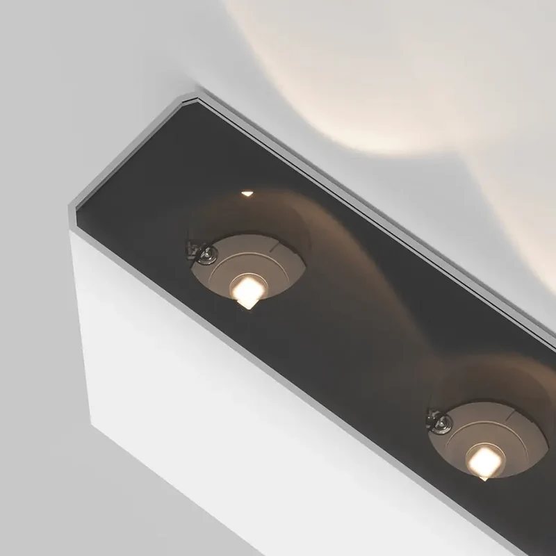 Fassadenbeleuchtung – Weißes Aluminium, 4 W LED, Warmweißes Licht, IP54 Schutz - Show | Maytoni
