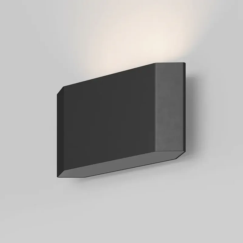 Fassadenbeleuchtung – Graphitfarbenes Aluminium, 5W LED, Warmweiß Licht, IP54 Schutz - Pull | Maytoni
