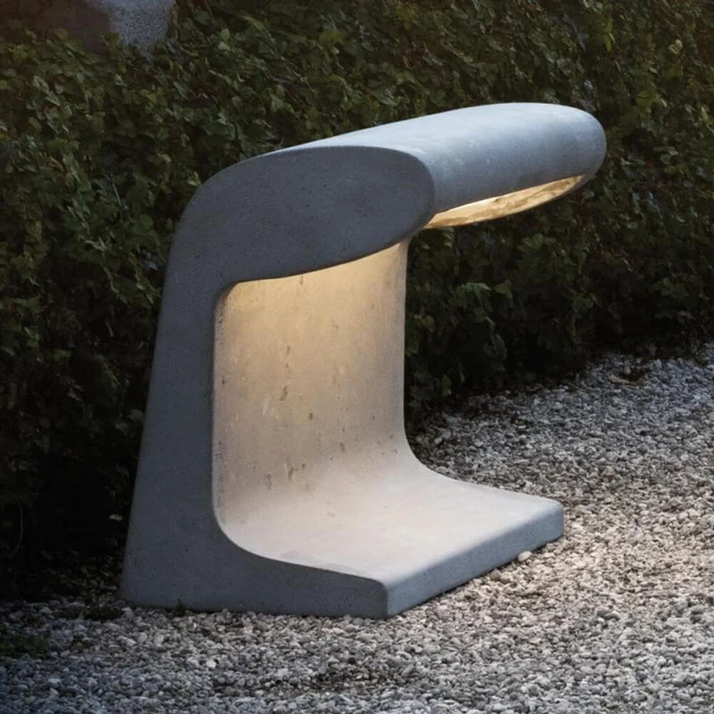 Nemo Borne Béton Grande Outdoor LED Stehlampe IP44