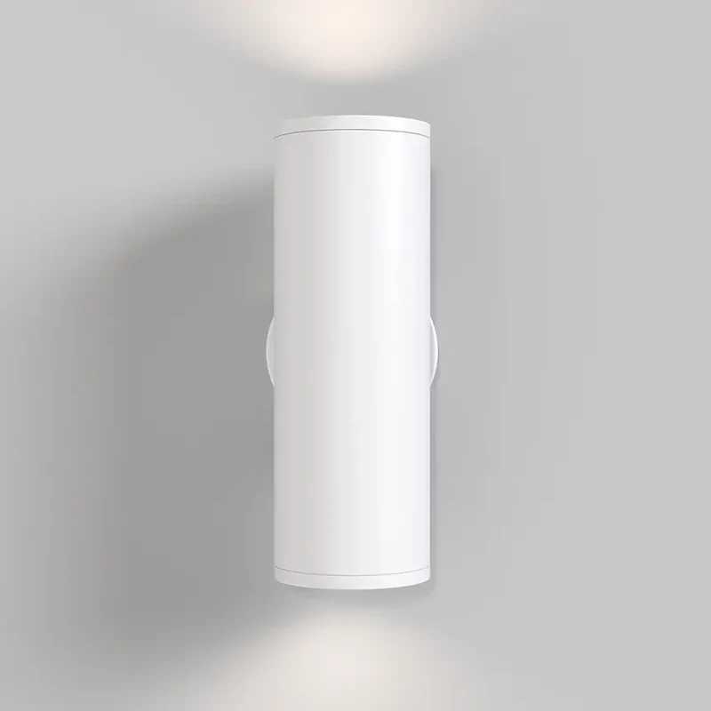 Wandleuchte – Weißes Aluminium, 2× GU10 Fassung, 10 W Leistung, 15 cm Höhe - Focus S | Maytoni