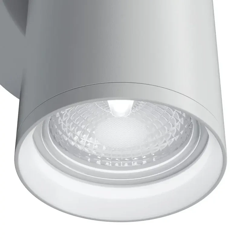Wandleuchte – Weißes Aluminium, 2× GU10 Fassung, 10 W Leistung, 15 cm Höhe - Focus S | Maytoni