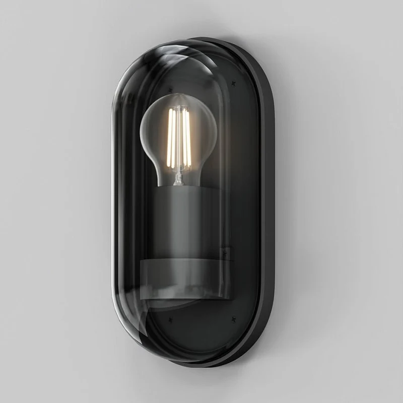 Wandleuchte – Graphit Finish, Alu Kunststoff, IP65 Schutz - Candle | Maytoni