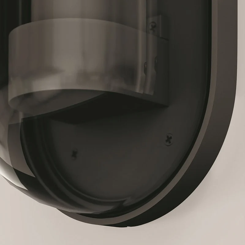 Wandleuchte – Graphit Finish, Alu Kunststoff, IP65 Schutz - Candle | Maytoni