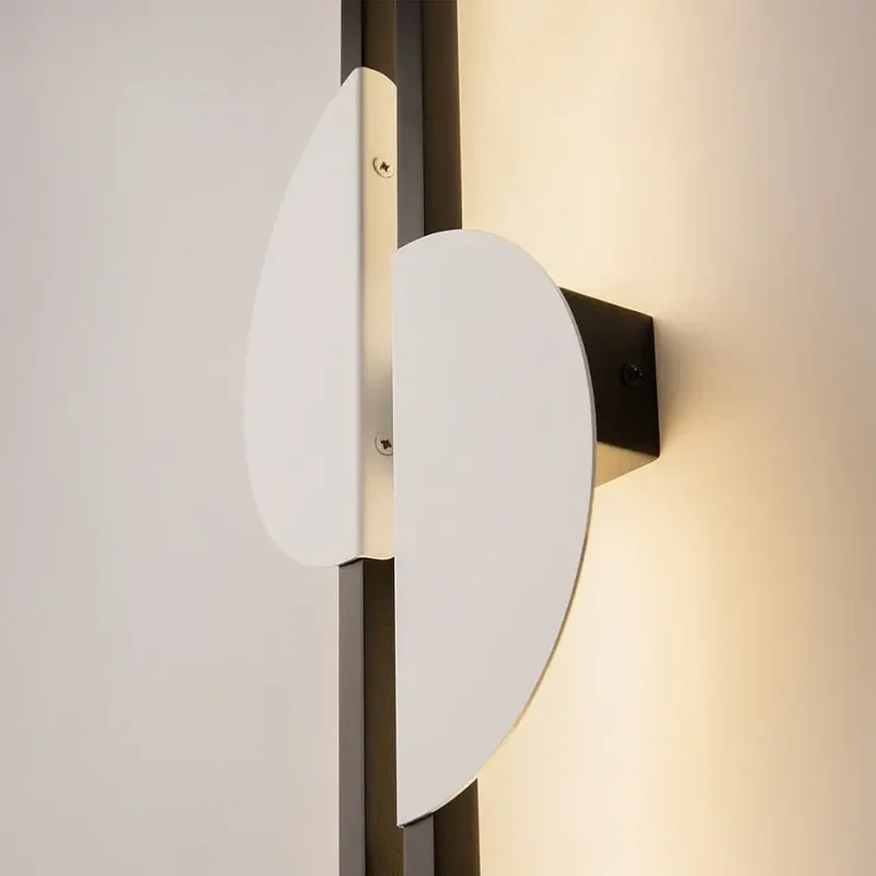 Wandleuchte – Schwarz Weiß, Aluminium Material, 23 W Leistung, Neutralweiß – Skyline | Maytoni