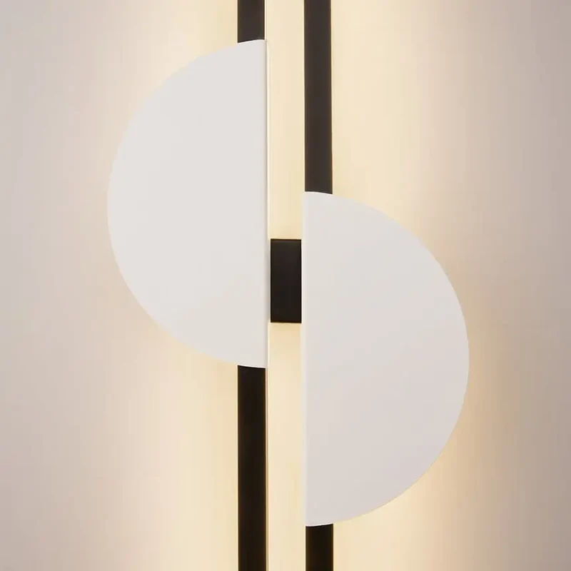 Wandleuchte – Schwarz Weiß, Aluminium Material, 23 W Leistung, Neutralweiß – Skyline | Maytoni