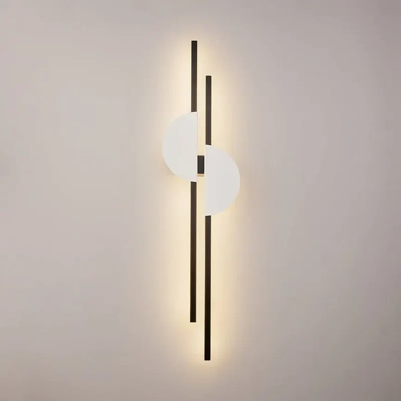 Wandleuchte – Schwarz Weiß, Aluminium Material, 23 W Leistung, Neutralweiß – Skyline | Maytoni