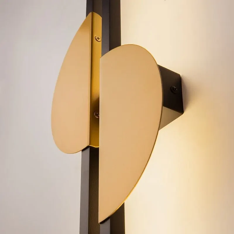 Wandleuchte – Schwarz Messing, Aluminium Material, 23 W Leistung, Neutralweiß, Linke Ausführung – Skyline | Maytoni