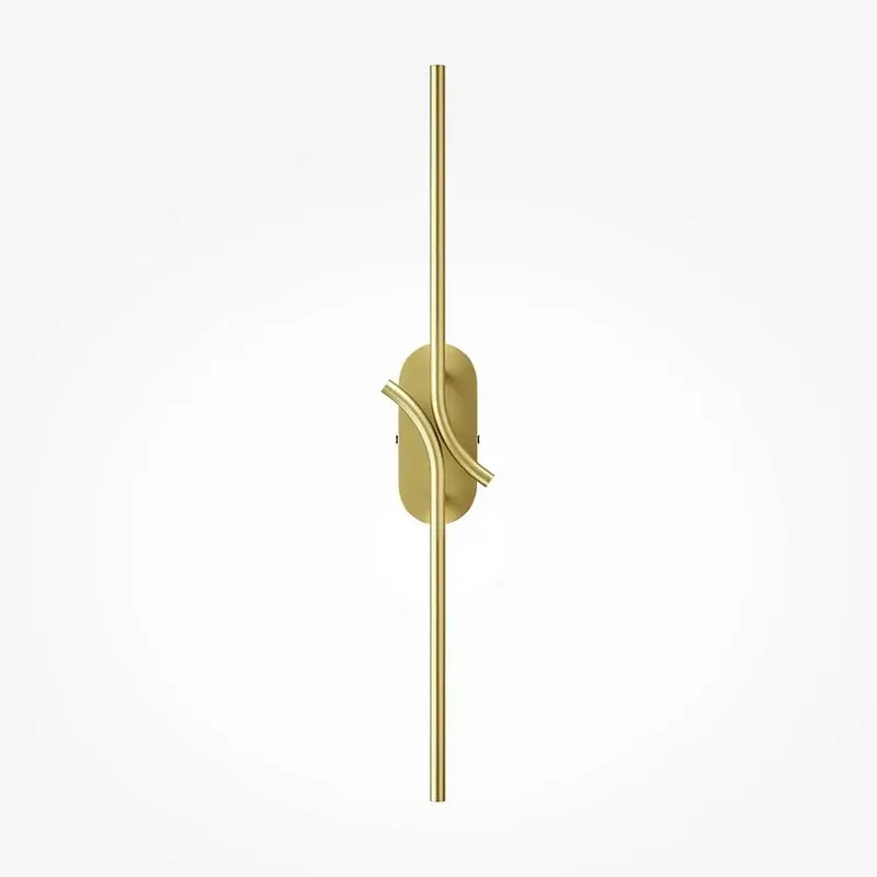 Wandleuchte – Messingfarbenes Metall, 7 W Leistung, Warmweiß, 63 cm Höhe - Renaissance | Maytoni