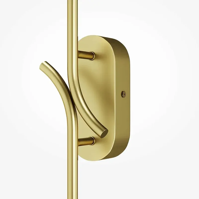 Wandleuchte – Messingfarbenes Metall, 7 W Leistung, Warmweiß, 63 cm Höhe - Renaissance | Maytoni