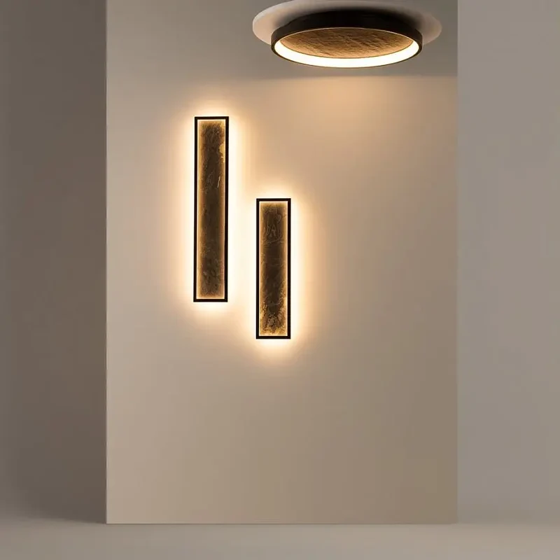 Wandleuchte – Schwarzes Metall, 70 W Leistung, Warmweiß, 80,7 cm Höhe - Orign | Maytoni