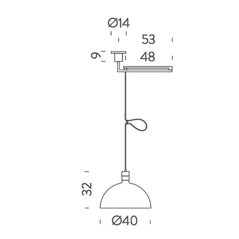 Nemo As41C Glas Hängelampe von Albini