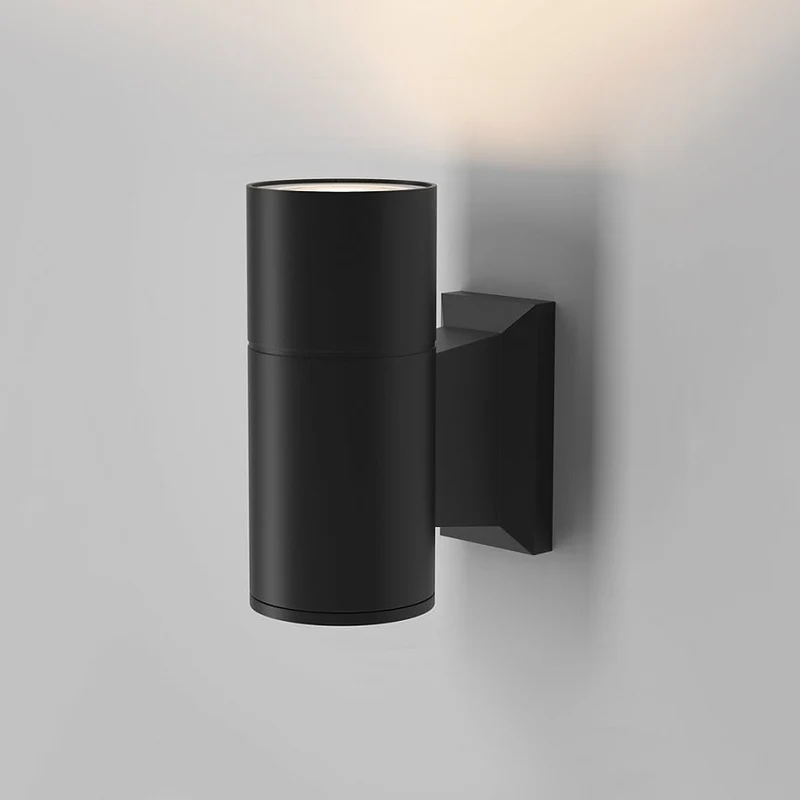 Wandleuchte – Schwarzes Aluminium, Wetterfeste Ausführung, IP54 Schutz, 14,4 cm Höhe - Bowery | Maytoni
