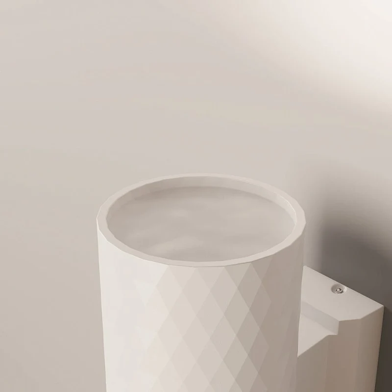 Wandleuchte – Weißes Aluminium, Wetterfeste Ausführung, IP54 Schutz, 19 cm Höhe - Bowery | Maytoni
