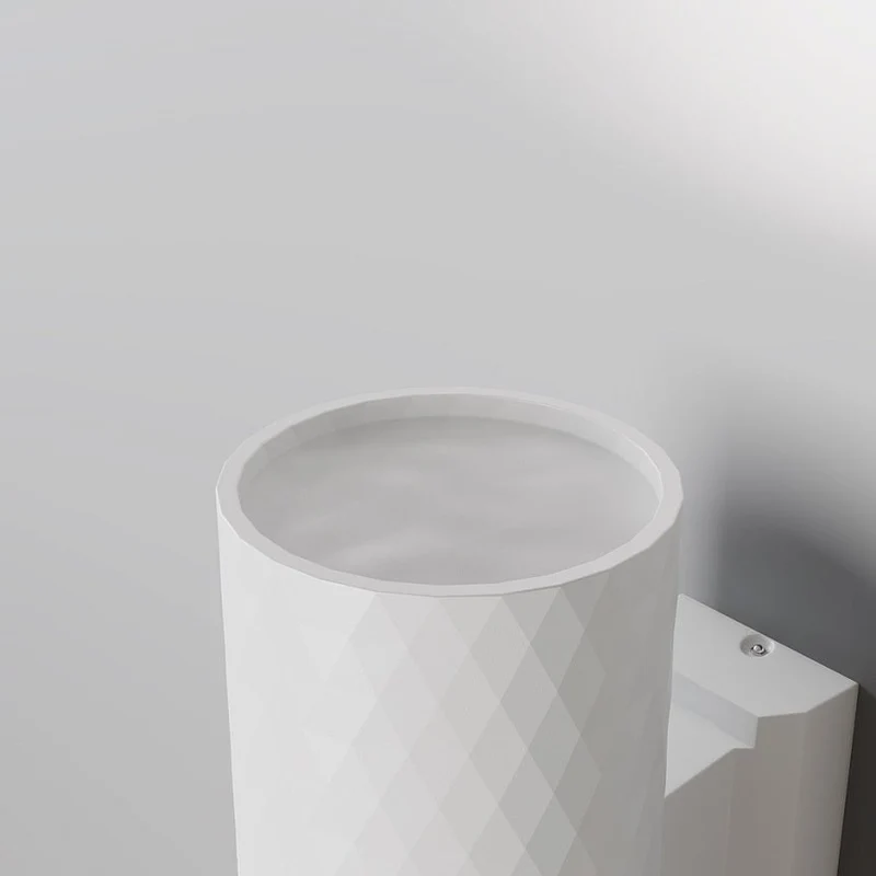 Wandleuchte – Weißes Aluminium, Wetterfeste Ausführung, IP54 Schutz, 19 cm Höhe - Bowery | Maytoni