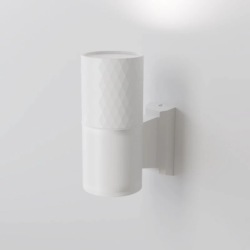 Wandleuchte – Weißes Aluminium, Wetterfeste Ausführung, IP54 Schutz, 14,5 cm Höhe - Bowery | Maytoni