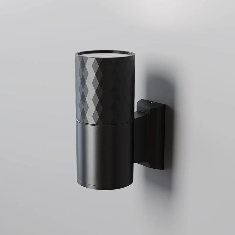 Wandleuchte – Schwarzes Aluminium, Wetterfeste Ausführung, IP54 Schutz, 14,5 cm Höhe - Bowery | Maytoni