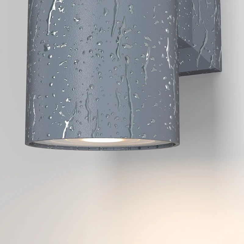 Wandleuchte – Graues Aluminium, Wetterfeste Ausführung, IP54 Schutz - Bowery | Maytoni
