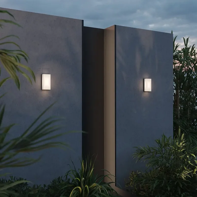 Wandleuchte – Graphit Optik, IP54 Schutz, 148° Licht - Badd | Maytoni