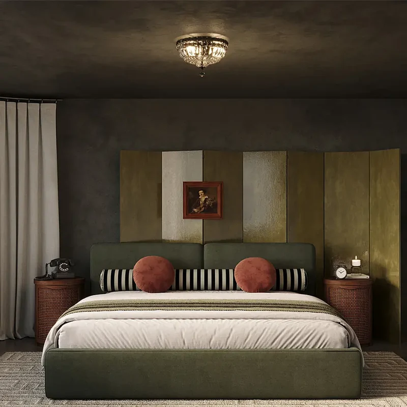 Wandleuchte – Nickel Metall, E14 Fassung, 2-flammig - Basfor | Maytoni