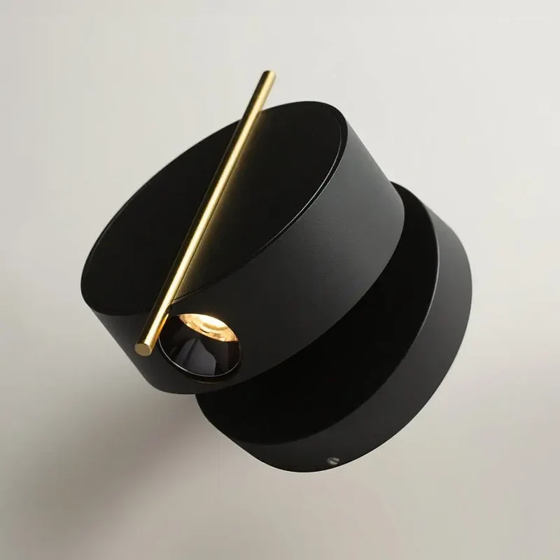 Wandleuchte – Schwarz-Messing Aluminium, 1× G9, 3 W Leistung, Ø10 cm Höhe - Nuance | Maytoni