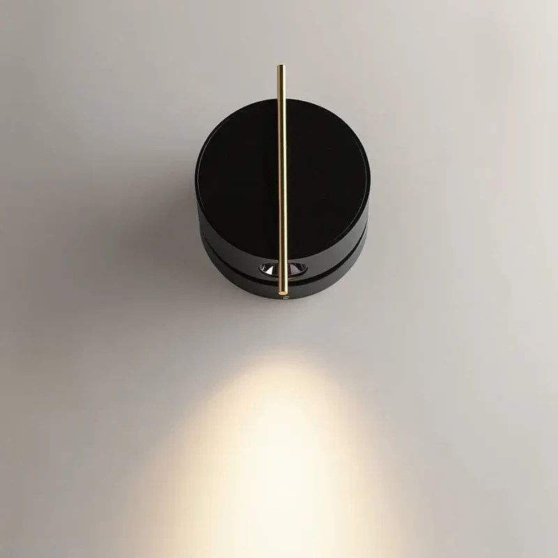 Wandleuchte – Schwarz-Messing Aluminium, 1× G9, 3 W Leistung, Ø10 cm Höhe - Nuance | Maytoni