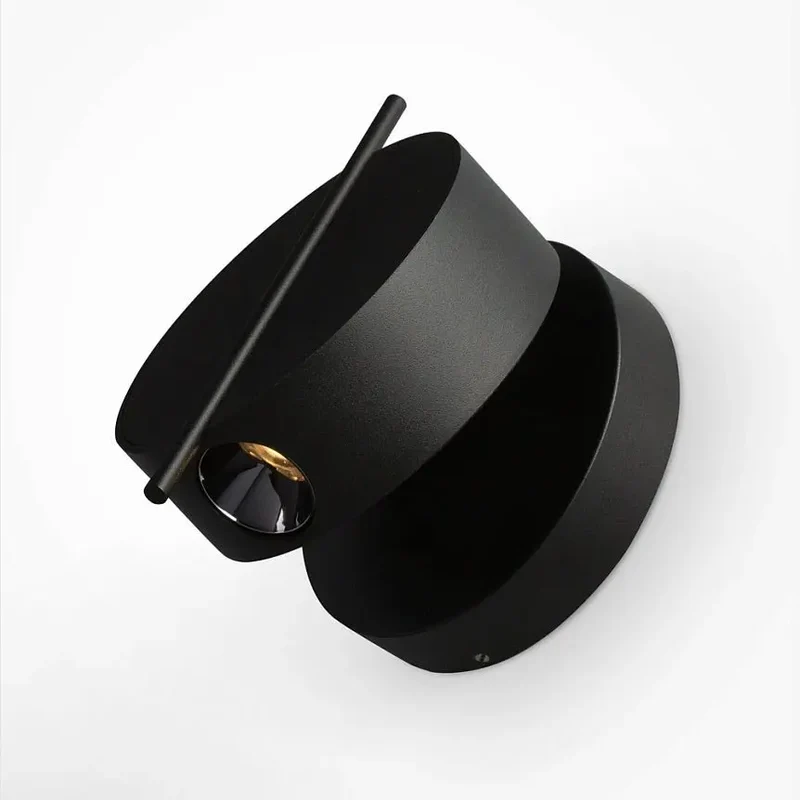 Wandleuchte – Schwarzes Aluminium, 3 W Leistung, Ø10 cm - Nuance | Maytoni