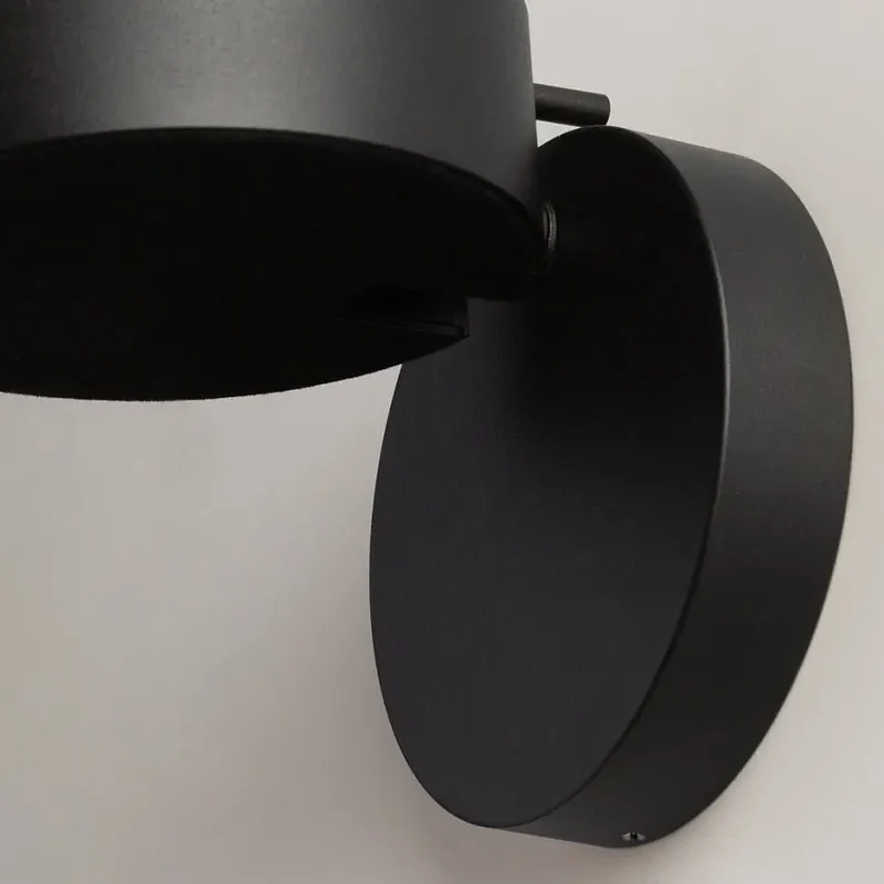 Wandleuchte – Schwarzes Aluminium, 3 W Leistung, Ø10 cm - Nuance | Maytoni