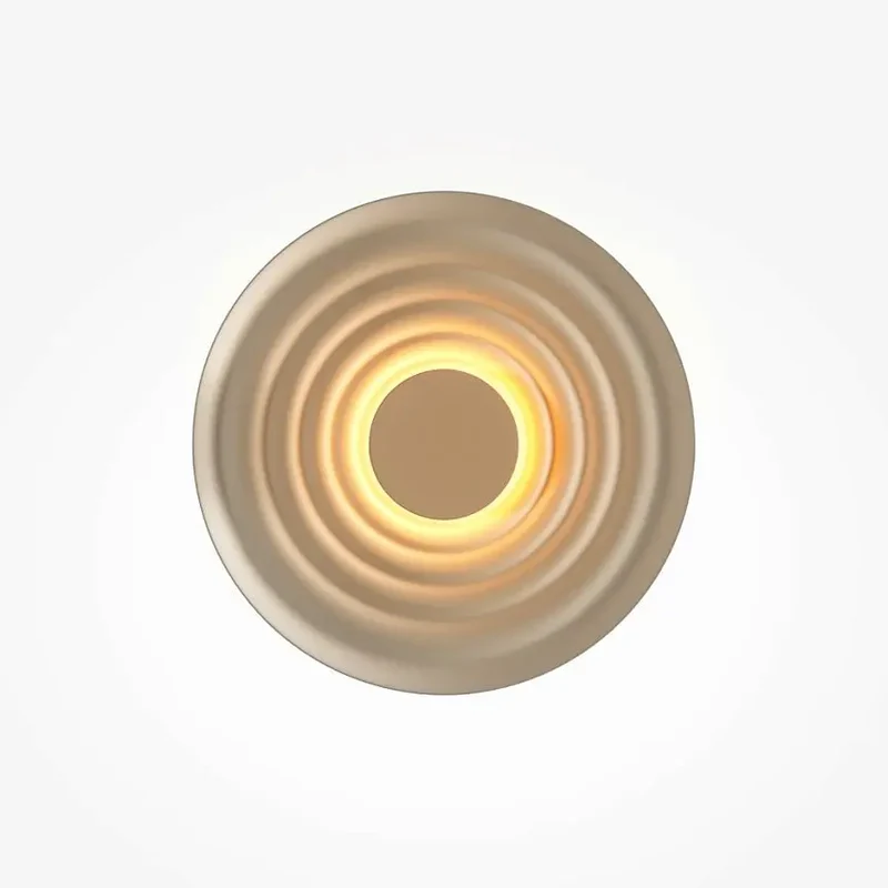 Wandleuchte – Graues Aluminium, Warmweißes Licht, 6 W Leistung, Ø40 cm - Nami | Maytoni