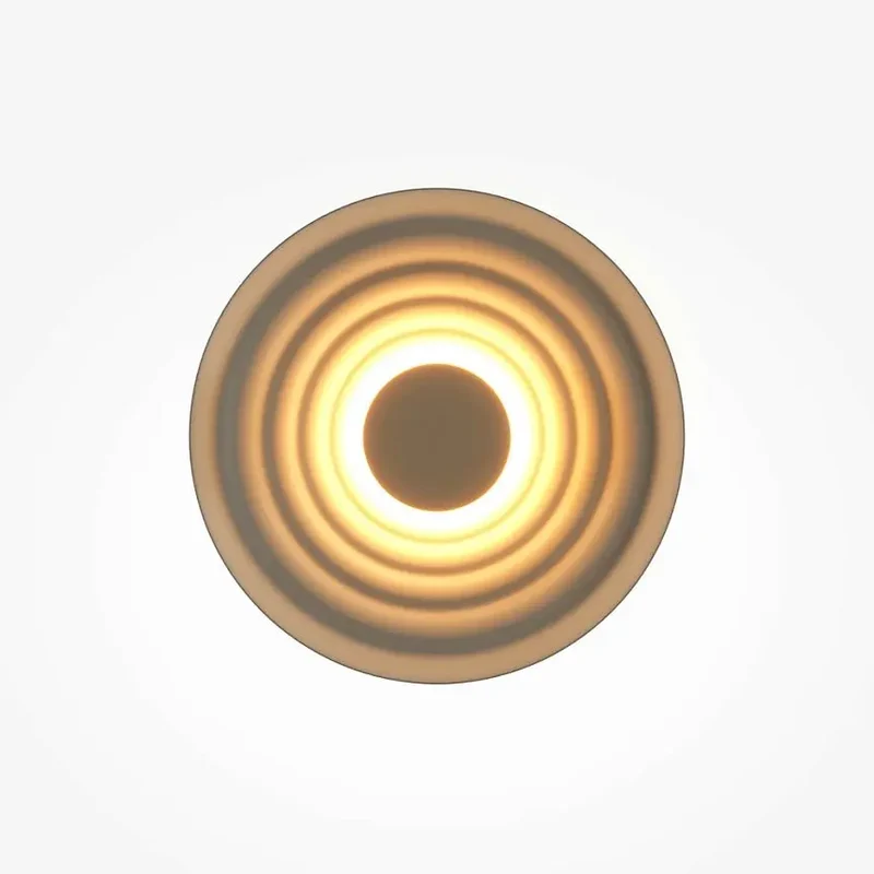Wandleuchte – Graues Aluminium, Warmweißes Licht, 6 W Leistung, Ø40 cm - Nami | Maytoni